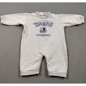 Dallas Mavericks Baby 12 Month Outfit Romper Sweatshirt One-Piece NBA Basketball